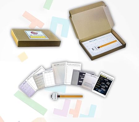 Amazon Co Jp ハングルの刻印入りライティングパッド 韓国語学習者 勉強用ハングルの手書きボード 1日で学習できます Office Products