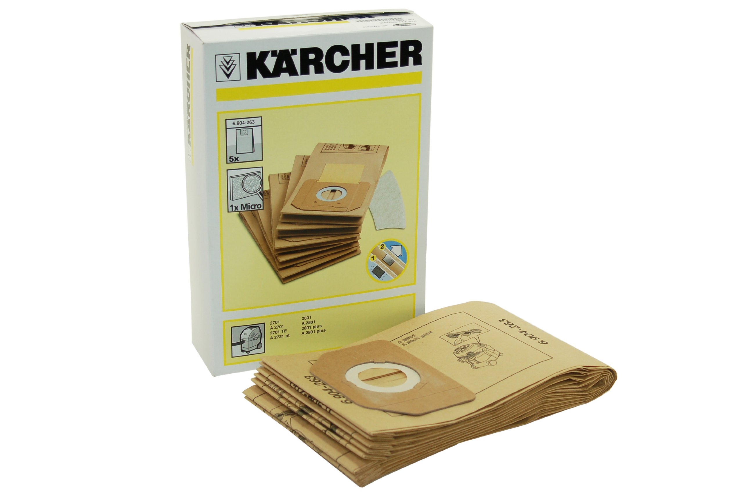 Karcher Vacuum Cleaner Paper Filter Bags 69042630 Buy Online in United