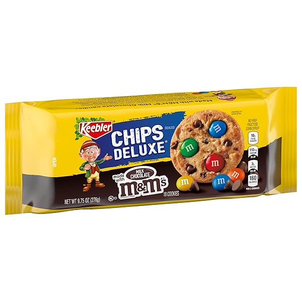 KEEBLER CHIPS DELUXE COOKIES RAINBOW WITH M&MS 9.75 OZ