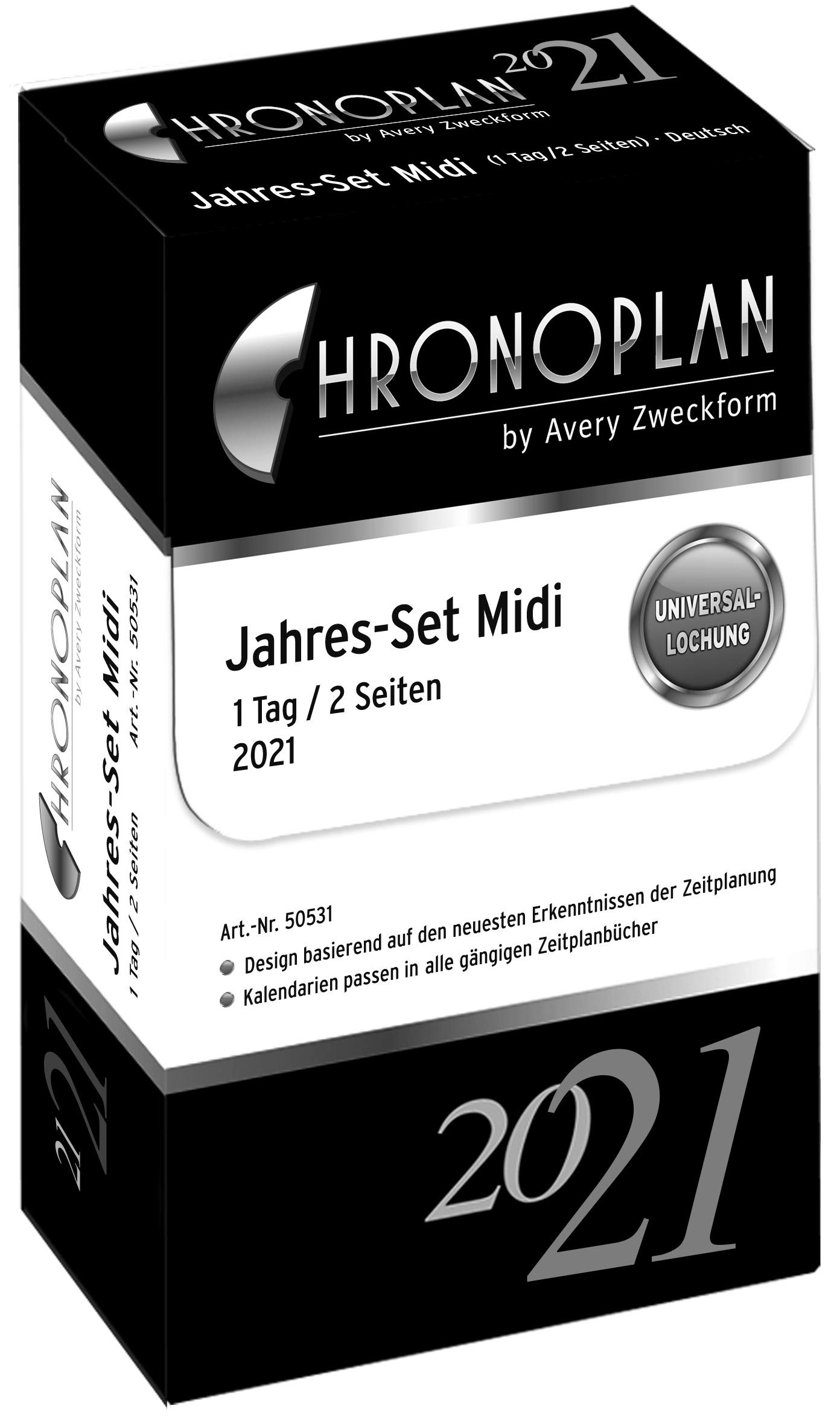 Avery Zweckform Chronoplan 50531 Year Planner Set Mid-Year 2011
