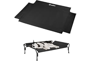 Veehoo Dog Bed Replacement Cover for Bed Model CWC2307 - L, Black