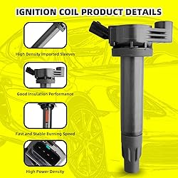 MOAUTO Set of 6 Ignition Coils Pack UF506