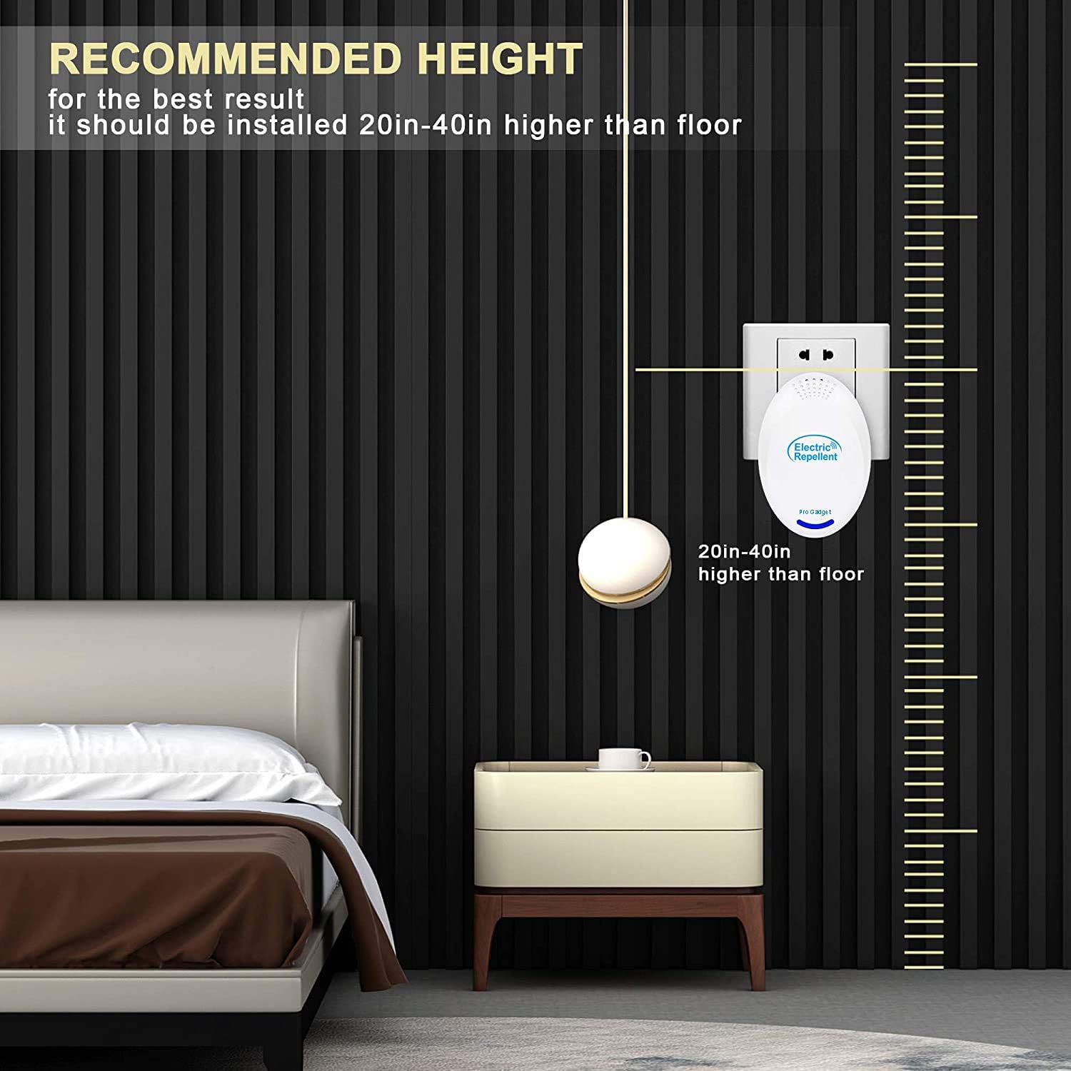 Mosquitoes Ultrasonic Pest Repeller - Electronic Indoor Pest Control Plug in for Insects, Mice,Ant,Spider,Rodent,Roach,Rats,Flea,Bug,Mosquito Repellent for Children and Pets' Safe 4 Pack: Health & Personal Care