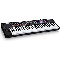 M-AUDIO Oxygen Pro 61 - 61 Key USB MIDI Keyboard Controller With Beat Pads, MIDI-assignable Knobs, Buttons and Faders, and Na