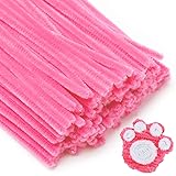 Eppingwin 200pcs Pipe Cleaners, Pink Pipe Cleaners