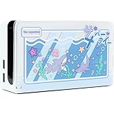 GeekShare Anti Scratch Switch OLED Dock Cover- Hard Faceplate Sleeve Pad for Switch OLED Dock- DIY Replacement Shell Compatib