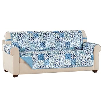 Amazon Com Cottage Floral Pattern Reversible Furniture Protector