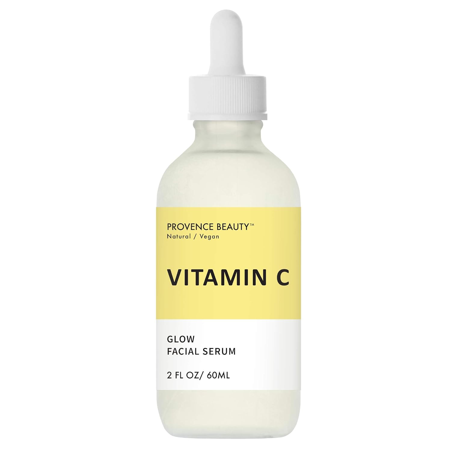 Vitamin C Glow Facial Serum | Face Brightening & Anti-Aging Therapy - Rejuvenates Skin for a Brightened, Youthful, Glowy Complexion | Green Tea & Vitamin E | 2 FL OZ