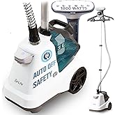 SALAV Commercial Garment Steamer w/Smart Auto-Off, XL 3L Water Tank, 1800W