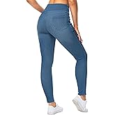Origiwish Womens High Waisted Jeggings Stretchy Skinny Jeans Pull On Tummy Control Leggings with Pockets