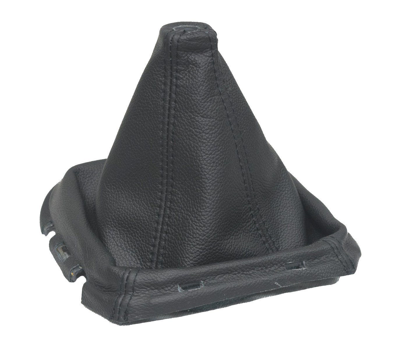 GEAR STICK GAITER BLACK LEATHER WITH PLASTIC FRAME Amazon.co.uk Car