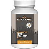 Mountain Peak Nutritionals HTN Blood Pressure Support Supplement for Heart & Circulation Health - Advanced Cardiovascular Formula with Rauwolfia, Hawthorn Berry, & Magnesium (180 Vegetarian Capsules)