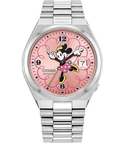Amazon.com: Citizen Unisex Automatic Tsuyosa Mickey Mouse, Sky