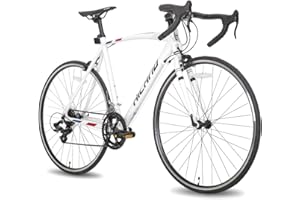 HILAND Road Bike, Men Women 700C Racing Bike, Adults City Commuter Bicycle with 14 Speeds Drivetrain