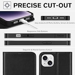 TUCCH Case for iPhone 14 Plus Wallet Case, [RFID