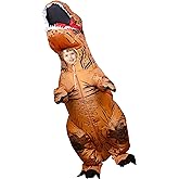 Lulu Home Inflatable T-Rex Costume for Boys Girls Dinosaur Themed Party Trick or Treat Activity