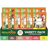 REAL FOOD BLENDS Variety Pack Tube Feeding Meals, 6 Flavors, 12 Pack | 6 flavors of 100% real food meals with fruits, vegetables and protein in one convenient variety pack