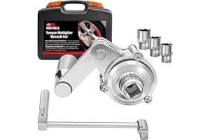 PARTWELL Torque Multiplier 1/2 Driver, Heavy Duty Torque Multiplier- 1:16 Torque Ratio for Lug Nut Removal, Lug Nut Labor Sav