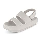 CUSHIONAIRE Women's Fuji sandal with adjustable