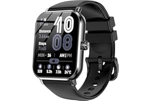 Jacoosa Smart Watch for Men Women, 1.83" HD Touchsreen, Bluetooth Calling, 5 ATM Water-Resistance, 130+ Sports Modes, Health, Fitness & Sleep Tracker, Timer, Fitness Watch for Android/iOS (Black)4.8 out of 5 stars 3065 offers from $24.99