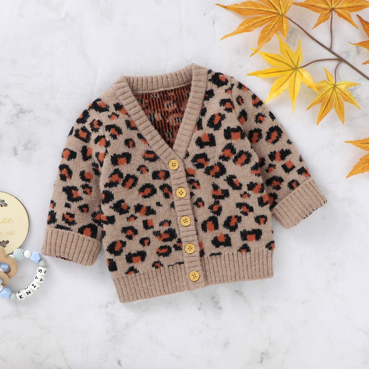 baby leopard cardigan