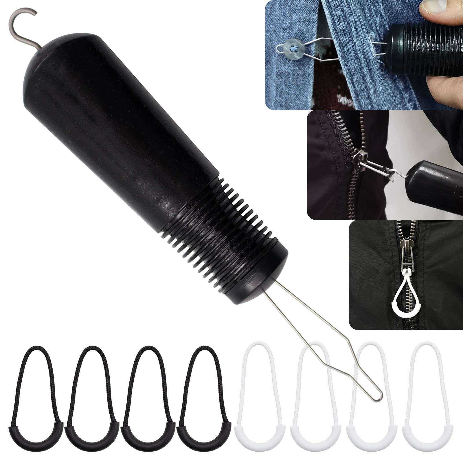 17-Piece Transportable Hook Repair Set – Keymaker Tool Kit With Practice Latches, Ergonomic Non-Slip Pulls, And Storage Case