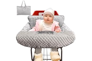 Pozico Shopping Cart Cover for Baby,High Chair Cover or Cart Cover for Babies,Baby Shopping Cart Cover Machine Washable/Porta