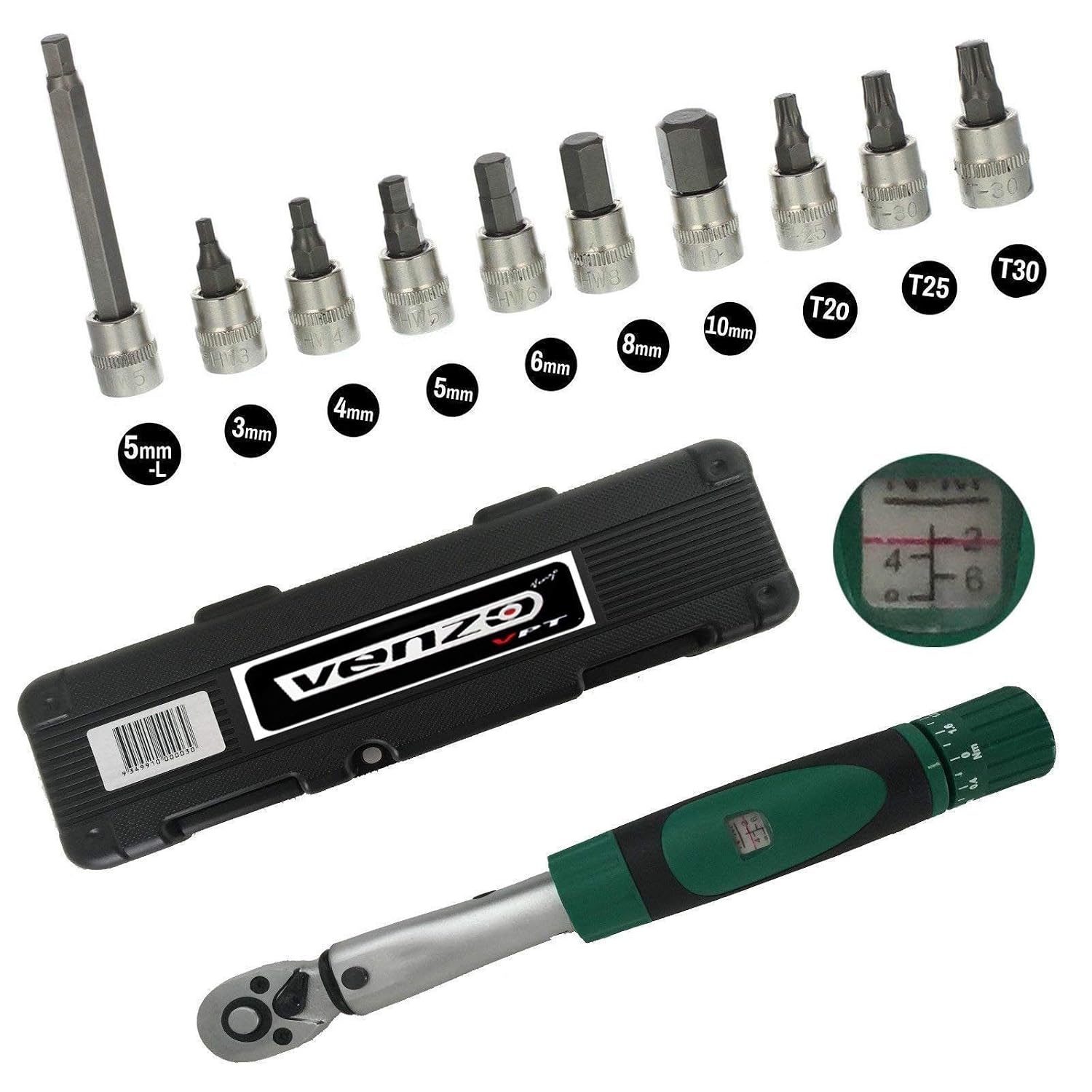 Industrial & Scientific Bicycle Bike Torque Wrench Allen Key Tool ...