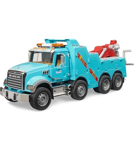 Bruder 03750 - MAN TGS Carro Attrezzi Con Roadster E Modulo Luci E Suoni - Giocattolo Per Bambini
