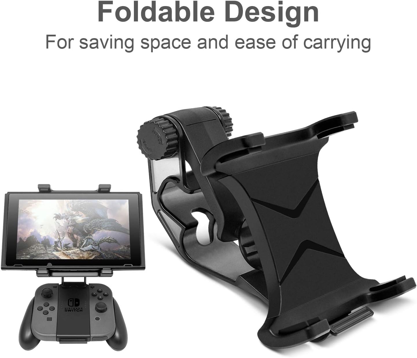 Handle Bracket for Nintendo Switch Joy-Con, Adjustable Clip Clamp Mount Holder for Nintendo Switch/Nintendo Switch Lite Console: Electronics