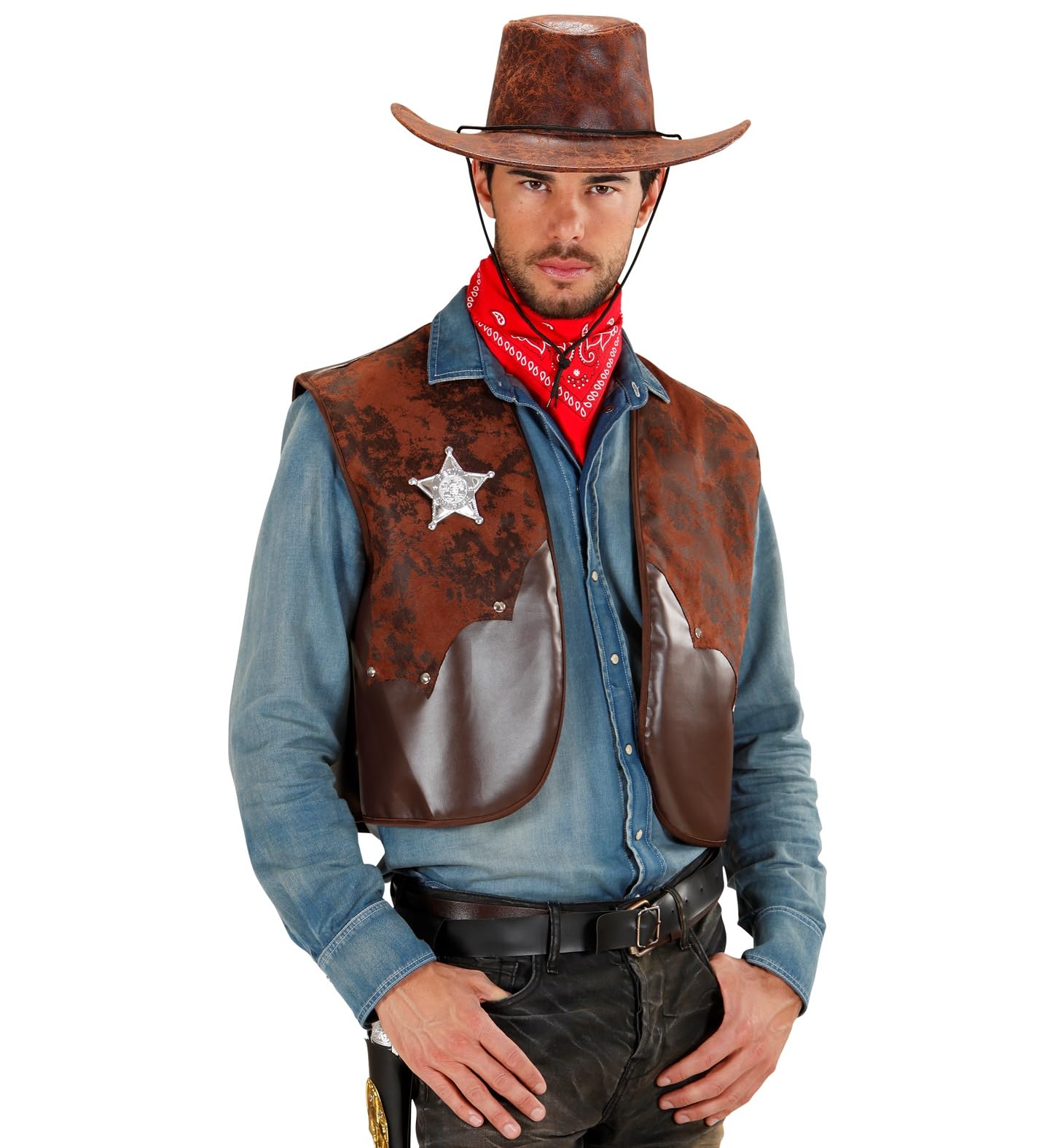 Cowboy Vests Accessory for Fancy Dress
