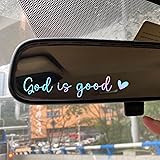 Christian Decal, Rear View Mirror Decal, Faith Car