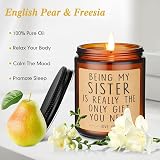 wompolle Scented Candle for Sister Funny Gift 7 oz 40-50 hrs Burn Time view 3