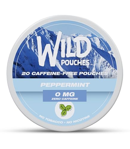 Amazon.com: Wild 60mg Caffeine Pouches Nicotine Free Peppermint
