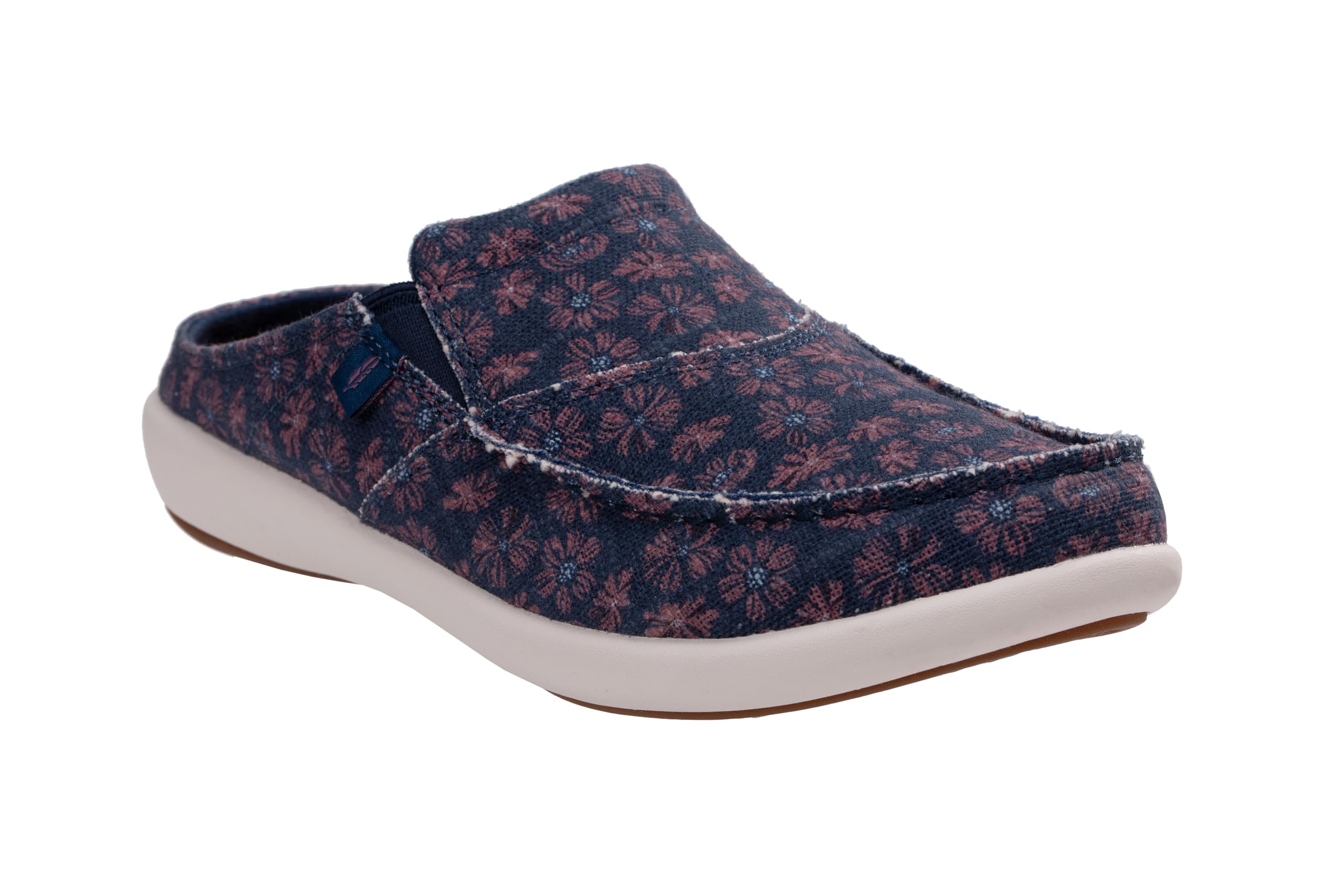 Revitalign Women’s Siesta Canvas Slide, Marine Blue, 6.5