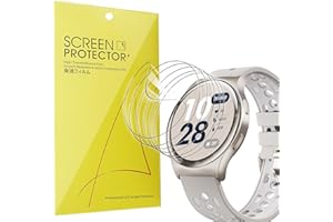 Lamshaw Compatible for Reebok Pulse Smartwatch Screen Protector, [6 Pack] Full Coverage TPU Clear Film Compatible with Reebok