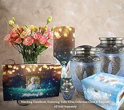 Blue Angel Cremation Urn for Ashes Adult Male
