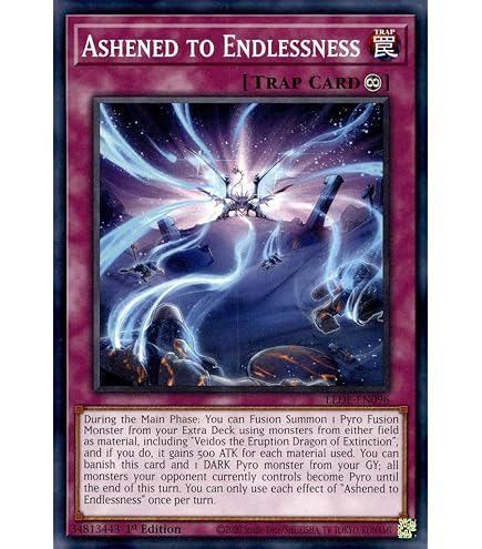 Amazon.com: YU-GI-OH! Veidos The Dragon of Endless Darkness - LEDE