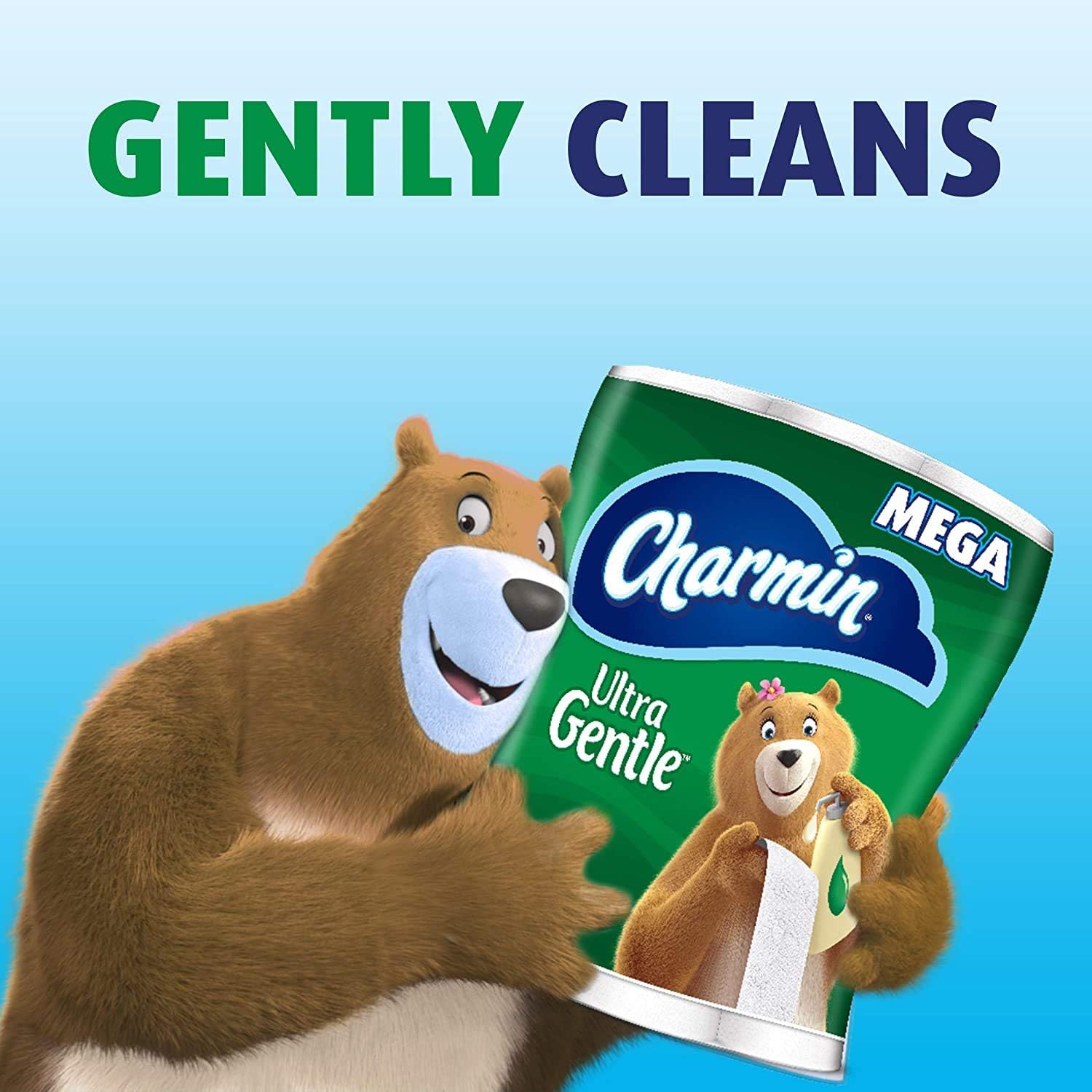 Charmin Ultra Gentle Toilet Paper, 3 Pack of 6 Mega rolls (Pack of 18): Health & Personal Care