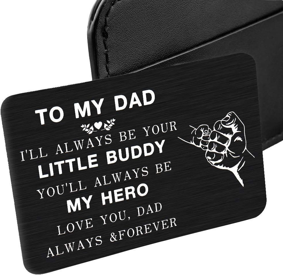 Son to My Dad Wallet Insert Card Valentine's Day Gifs From Son For Dad Fathers Day Gifs Christmas Birthday Son To Step Dad from Little Boy Kids I Love You Father Step Father Figure Wedding Men Him