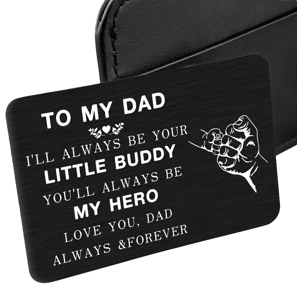 Son to My Dad Wallet Insert Card Valentine's Day Gifs From Son For Dad Fathers Day Gifs Christmas Birthday Son To Step Dad from Little Boy Kids I Love You Father Step Father Figure Wedding Men Him