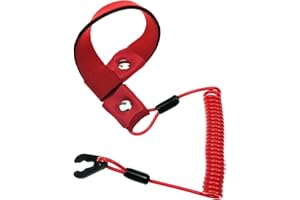 NAHNTAIPY Start Stop Kill Safety Lanyard Fits for Yamaha Jet Ski WaveRunner WaveVenture WaveRaider WaveJammer WaveBlaster FX140 Replace EW2-68348-00-00, Handlebar Switch Key Floating Emergency Flameout Rope