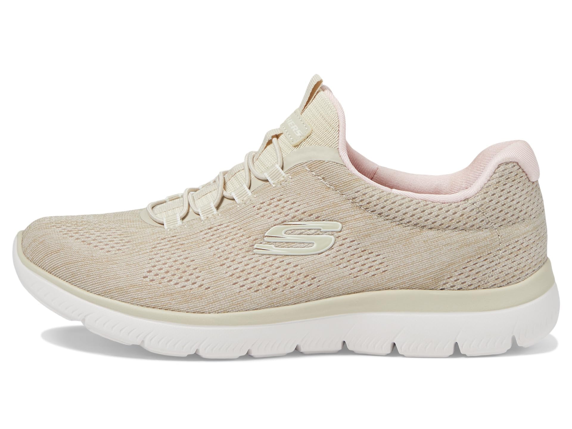 Photo 1 of Skechers Sport Women's Women's Summits Fun Flare Sneaker, TPPK=Taupe Pink, 5