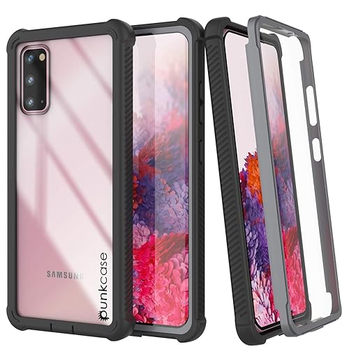 Punkcase Galaxy S20 Case [Spartan Series] Clear Rugged Heavy Duty