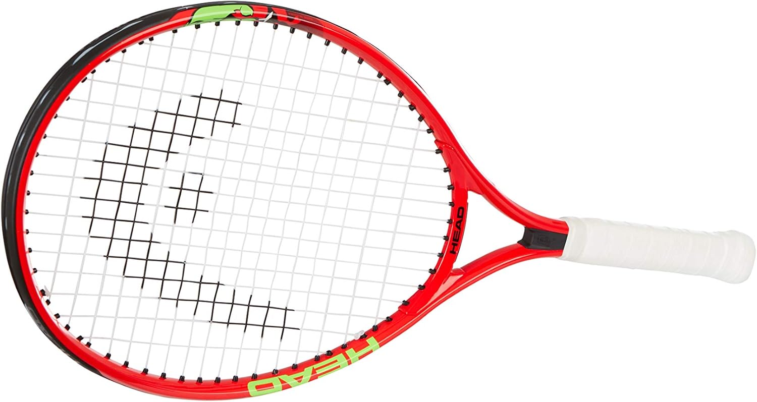HEAD Speed Kids Tennis Racquet - Beginners Pre-Strung Head Light Balance Jr Racket - 21", Red : Garden & Outdoor
