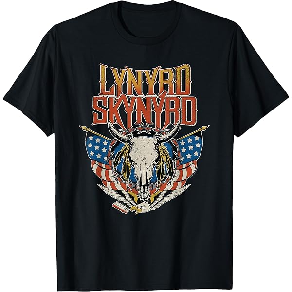 lynyrd skynyrd t shirt dress men's t-shirt Lynyrd Skynyrd - Southern Rock Shield - LIQUID BLUE - 11842