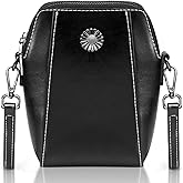 Designer Leather Small Crossbody Bags Purses for Women Cell Phone Bag Soft Women's Shoulder Handbags Gifts for Women