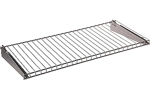 Rubbermaid Configurations Custom Closet Add-On Shelving Kit, Titanium, 26" (FG3H9102TITNM)