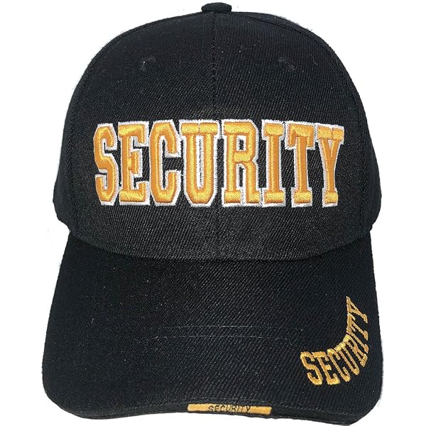 thumbnail interactive-video image 1 of Armycrew Flexfit Snapback Cap – Security Officer Star – Black With Gold Embroidered Patch 1 of 5