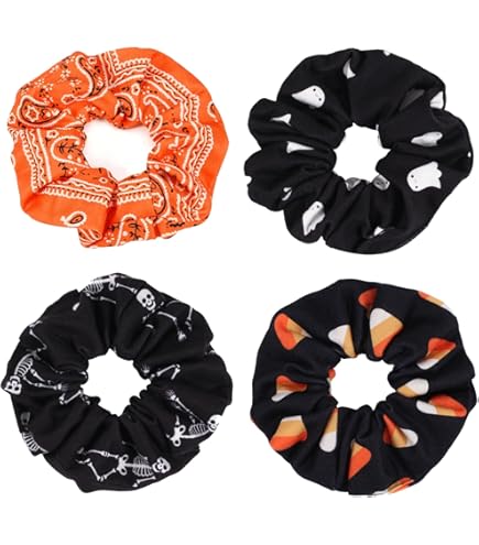 Scrunchies USA A Fiocco – Fascia Elastica Per Capelli Con Bandiera Americana – Fatto A Mano In UK